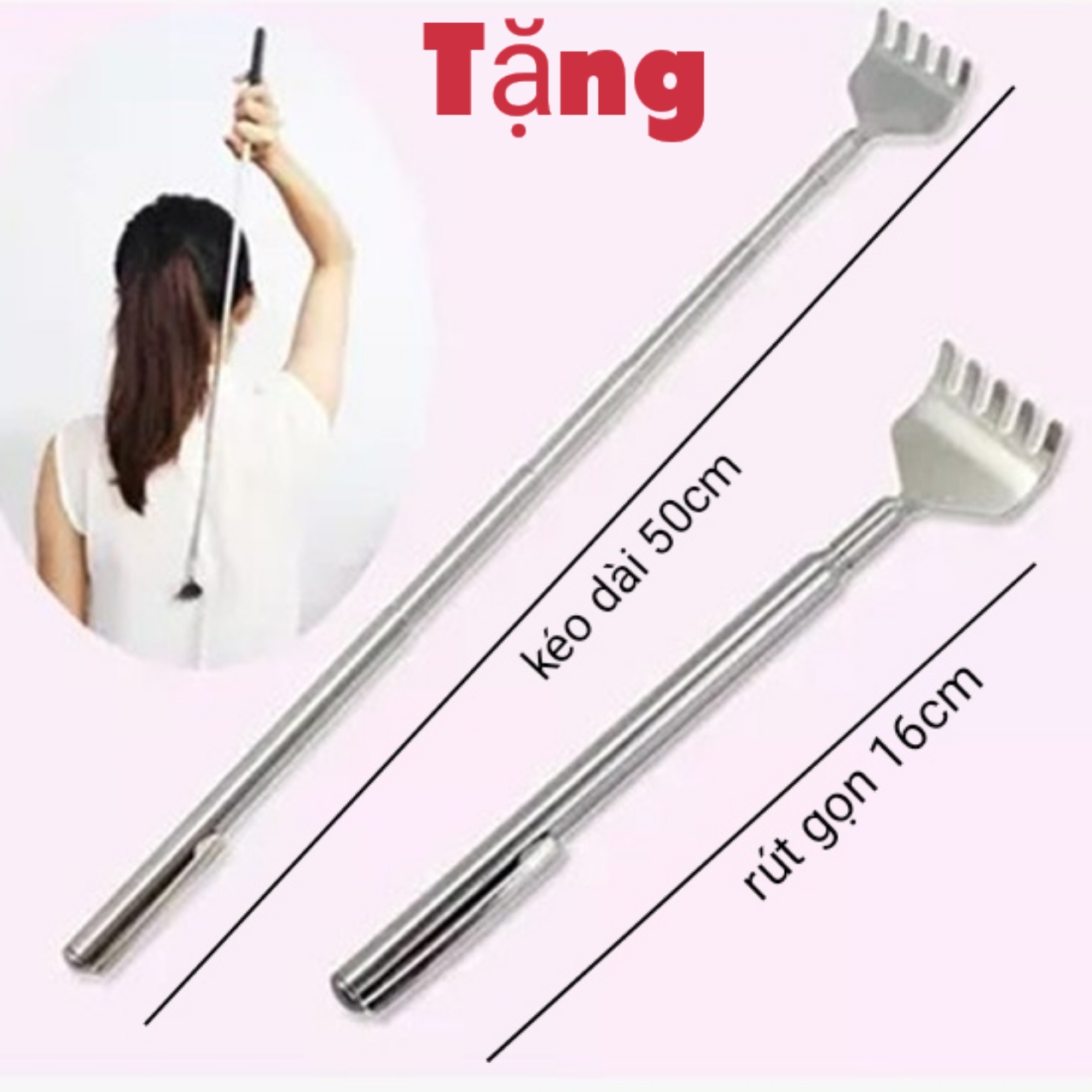 xe kéo đi chợ có giỏ gấp gọn ( tặng cào lưng inox 50cm)