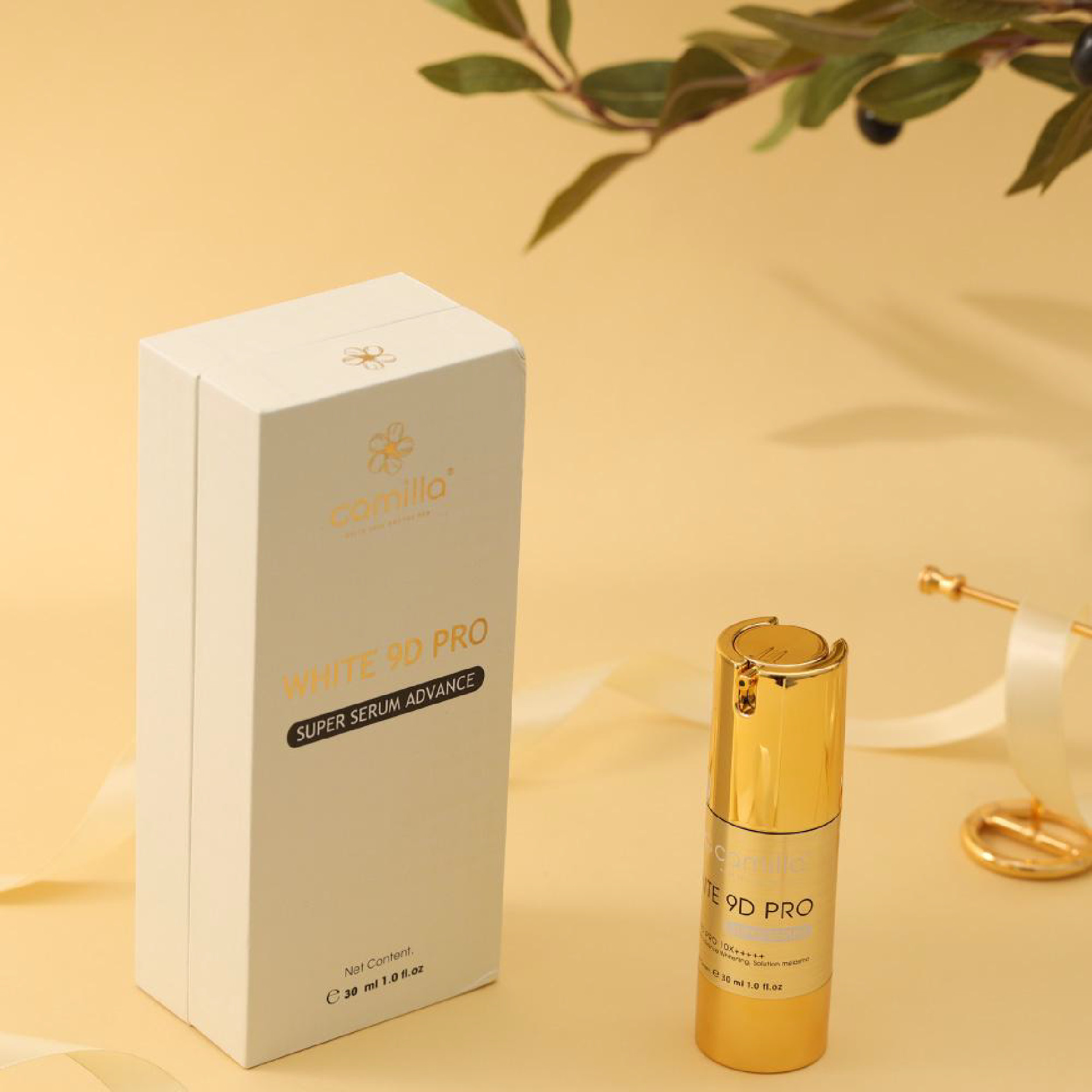 Serum hạn chế nám tàn nhang nhanh làm  trắng da đều màu da White 9D CAMILLA