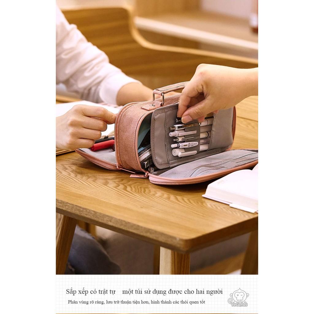 Hộp xách tay lưu trữ văn phòng phẩm kiểu Nhật Bản - Home and Garden