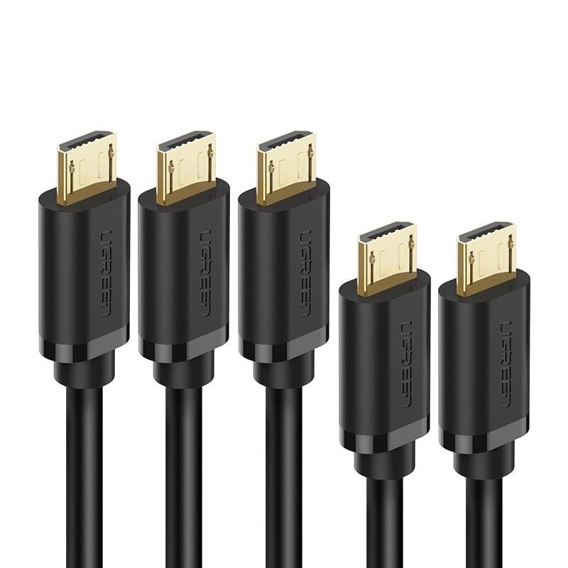 Ugreen UG10839US125TK 3M màu Đen Cáp sạc truyền dữ liệu USB 2.0 sang MICRO USB lõi đồng - HÀNG CHÍNH HÃNG
