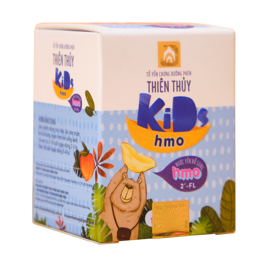 Yến Sào Cho Bé Thiên Thủy Kids HMO - Hộp 1 Lọ - Yến Trẻ Em - Tổ Yến Chưng Đường Phèn - Nước Yến Chưng Sẵn - Nhà Yến Nha Trang - Đặc Sản Nha Trang