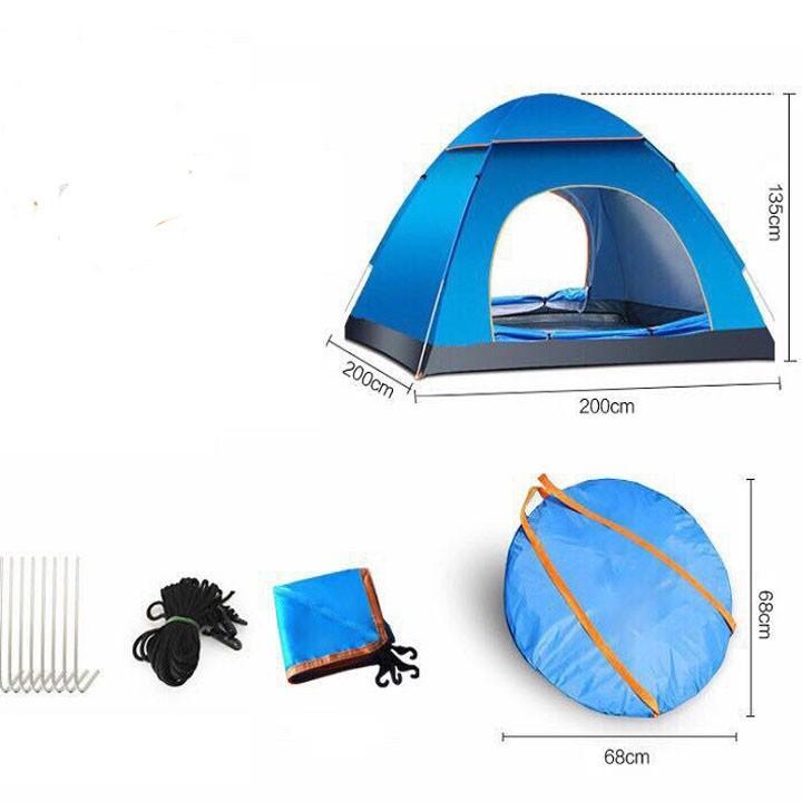 Lều cắm trại chống nước gấp gọn 4 đến 6 người