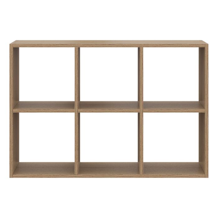SB Furniture, Koncept, Tomo Storage Shelf C94x63, Cashew Oak Color, W94xD29xH63 cm.