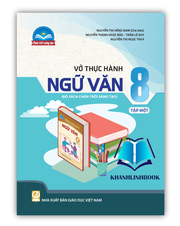 Sách - Combo Vở thực hành ngữ văn 8 - tập 1 + 2 ( bộ chân trời sáng tạo )