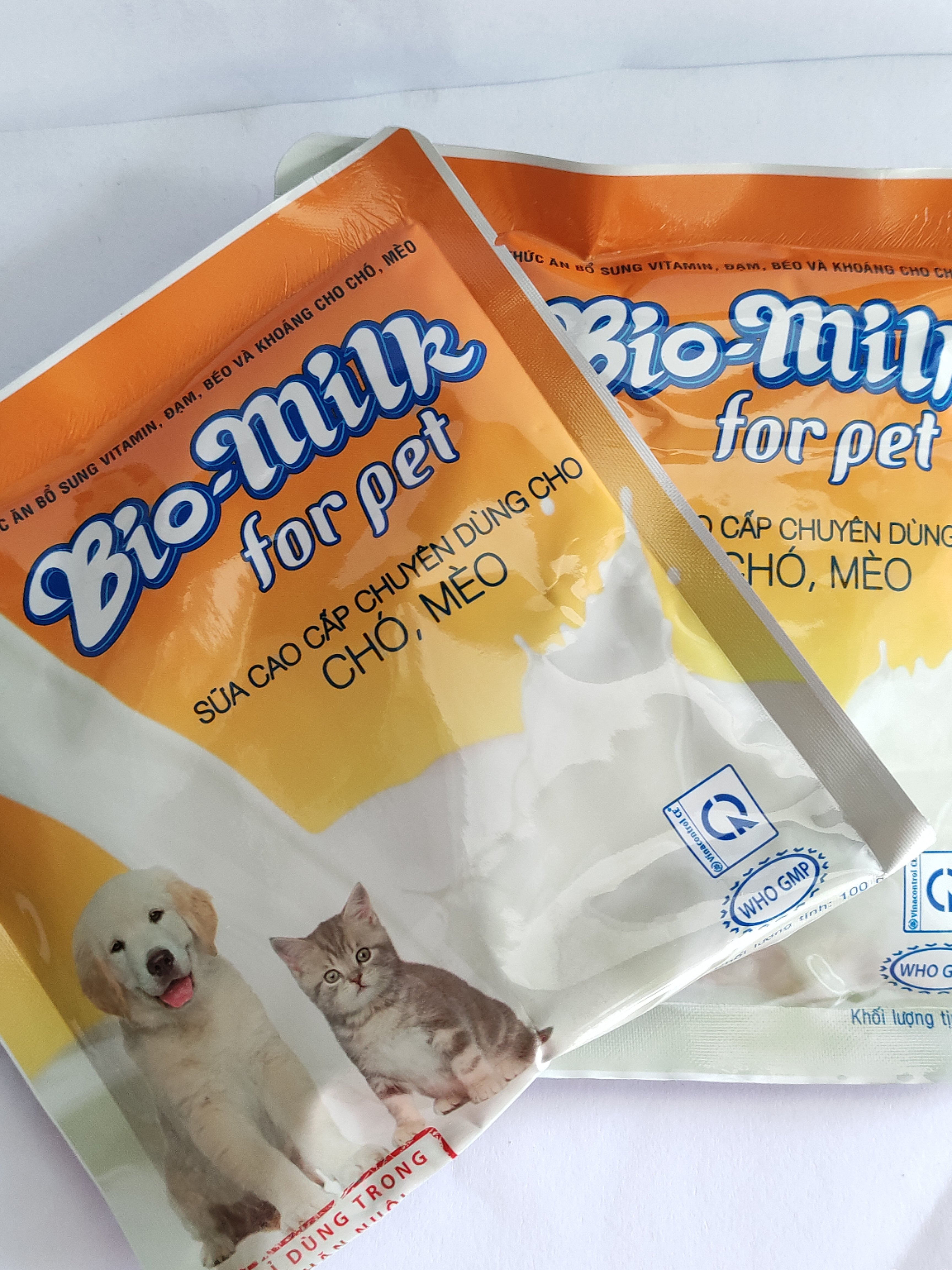 BIO MILK for pet 100G Thức ăn bổ sung vitamin, đạm, béo, sữa cao cấp chuyên dùng cho chó mèo
