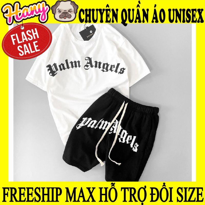 Set đồ bộ unisex - đồ bộ mùa hè nam nữ vải cotton cực hot 2021