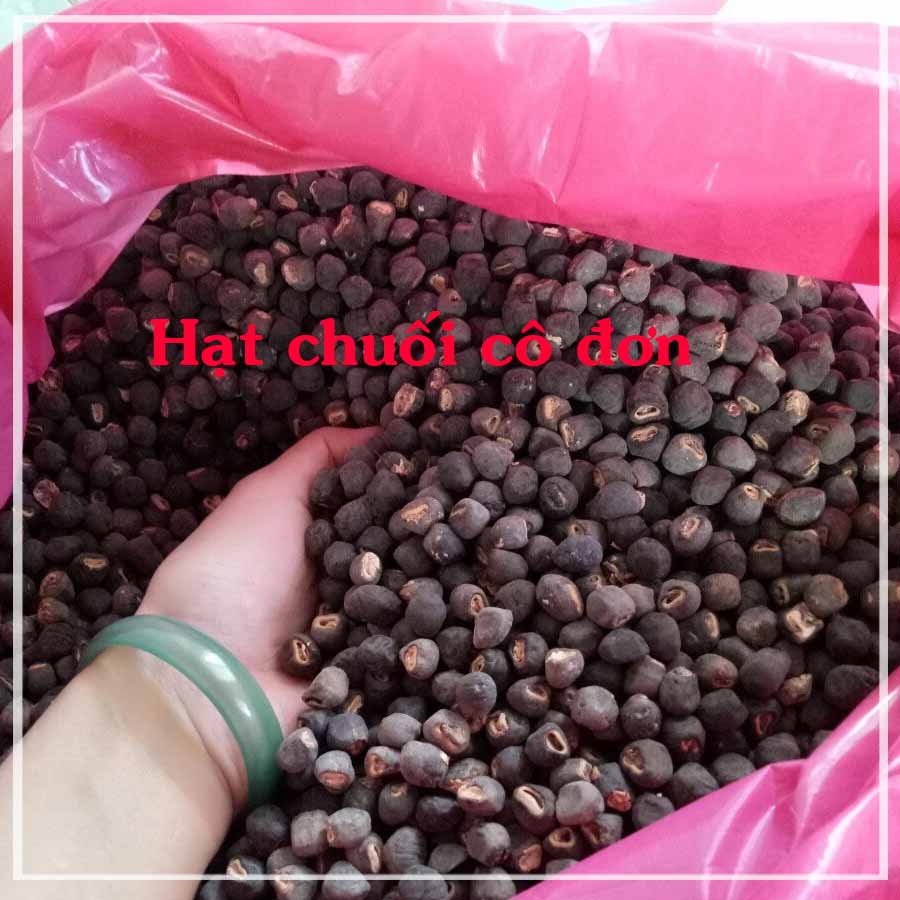 500gram Hạt chuối hột cô đơn khô sạch (hút chân không)