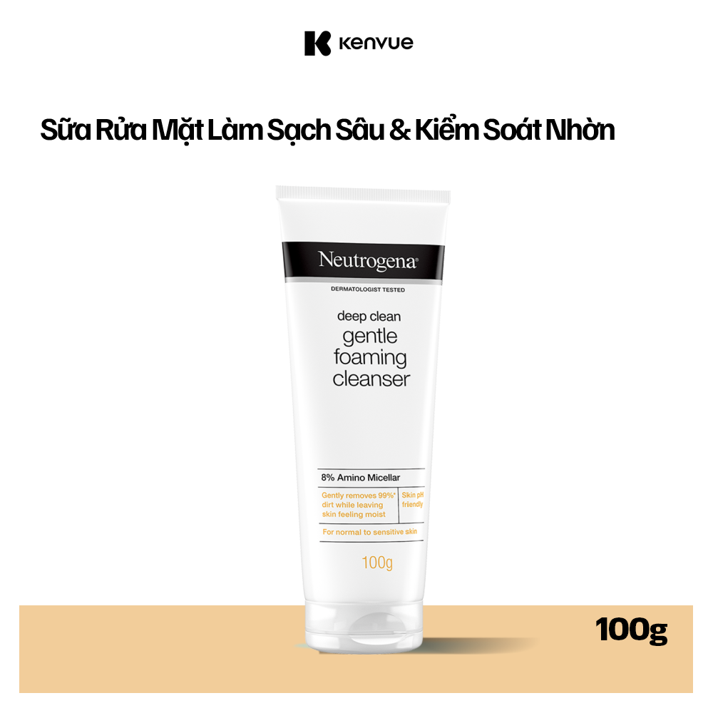 Sữa Rửa Mặt Neutrogena Làm Sạch Sâu Và Kiểm Soát Nhờn