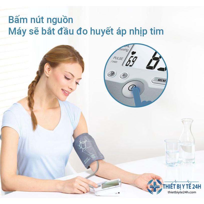 Máy Đo Huyết Áp Bắp Tay Beurer BM35 - Đo Chính Xác Huyết Áp, Nhịp Tim - Màn LCD Hiển Thị Sắc Nét