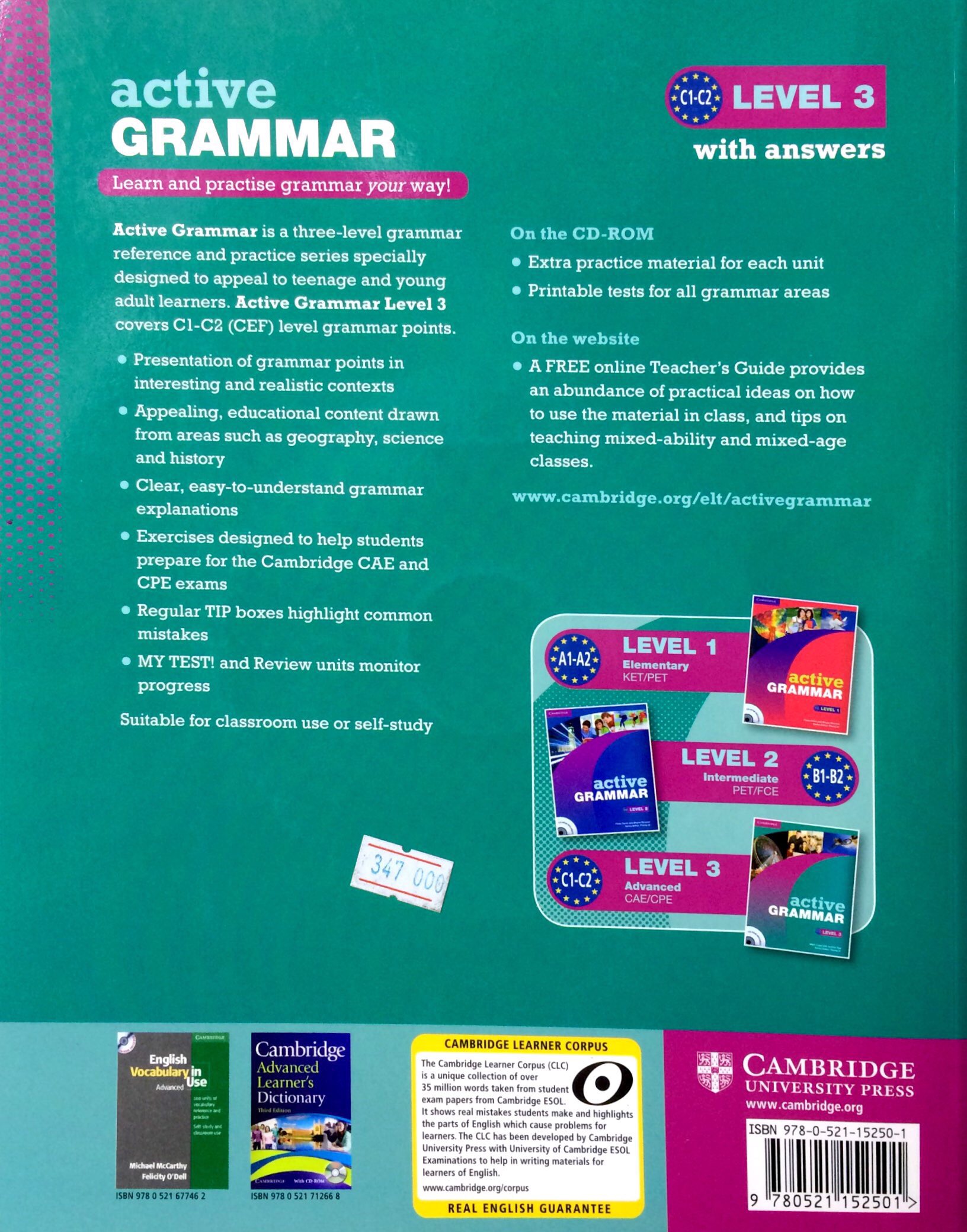 Active Grammar Level 3 with Answers and CD-ROM