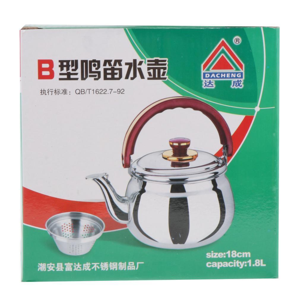 2pcs Stainless Steel Hot Water Kettle Pot With Whistle Sound,Tea Kettle 0.6L