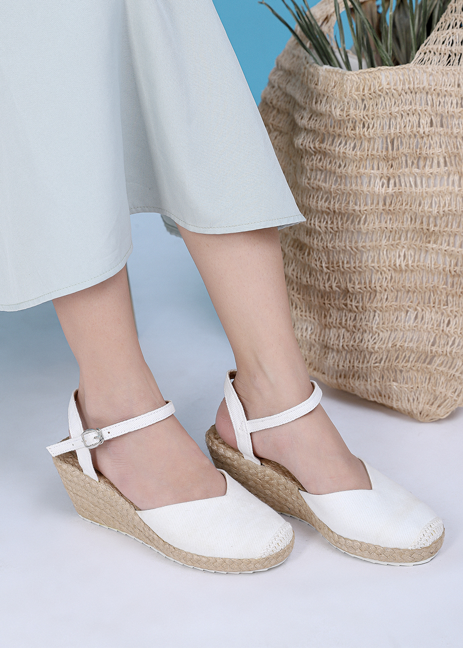 Giày Đế Xuồng Nữ Tiên Đào Liliw Abaca 5cm