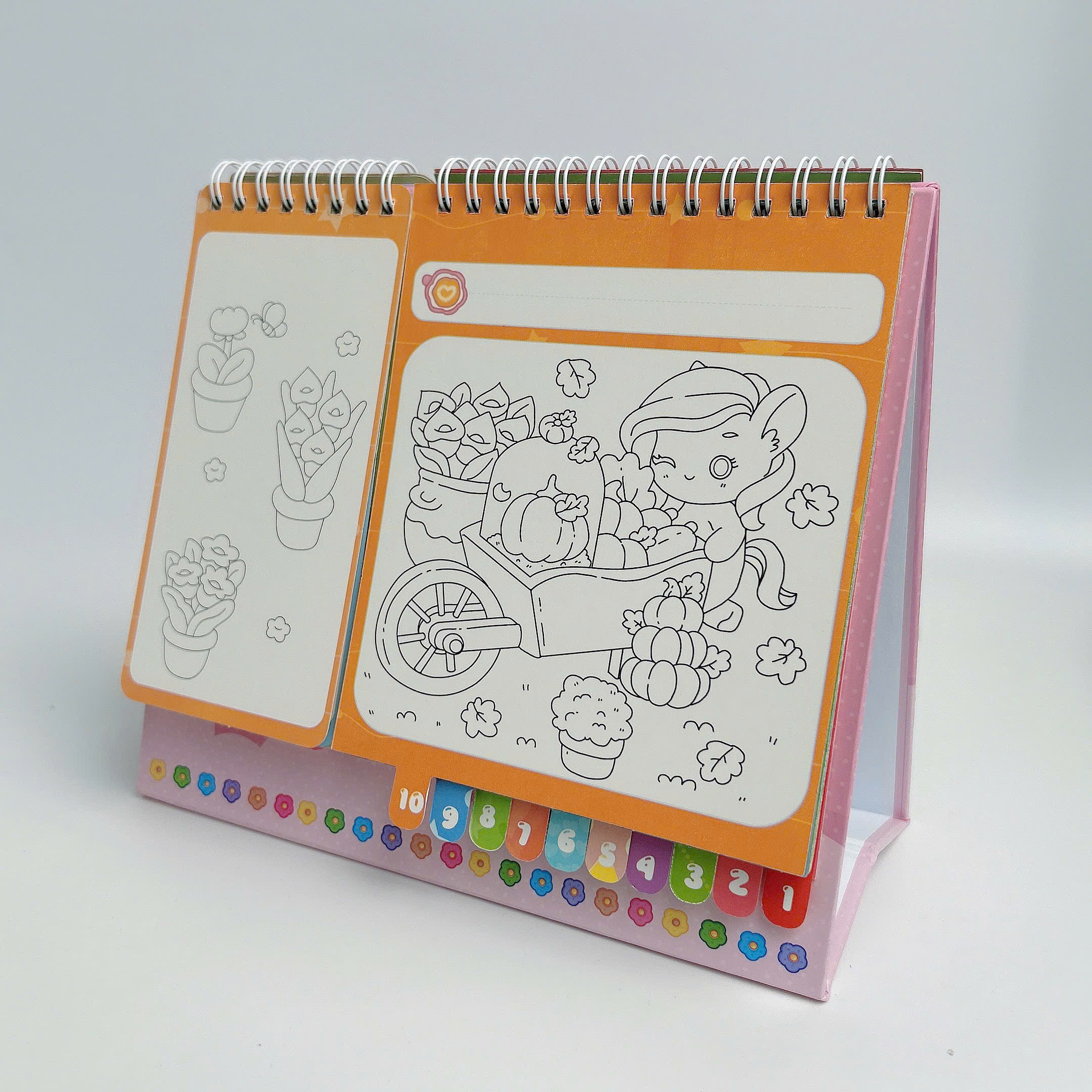 Lịch Để Bàn 2026 Tô Màu - The Garden Of Time - Tặng Sticker Trang Trí - ABBOOKS