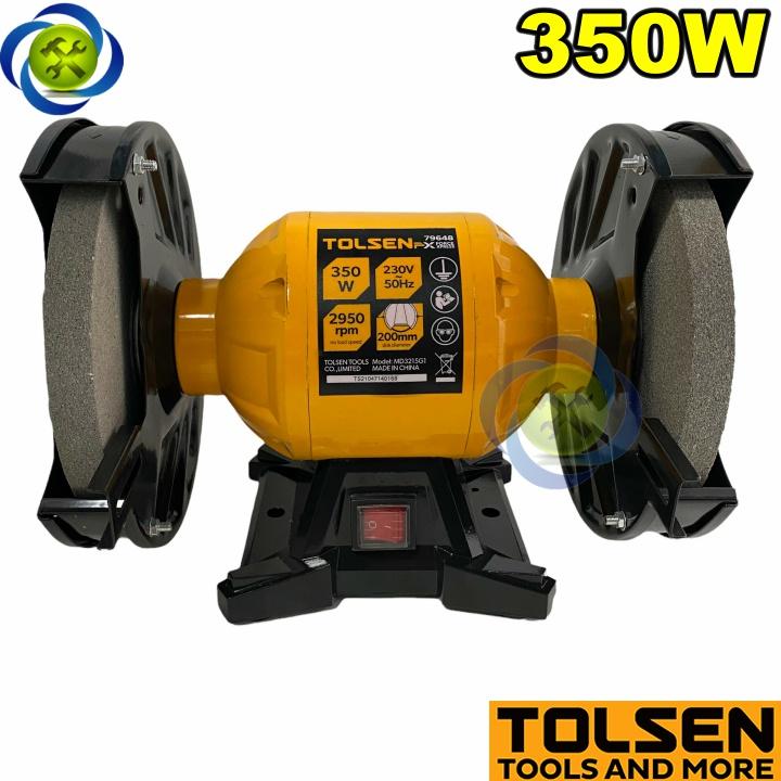 Máy mài để bàn 2 đá 350W TOLSEN 79648