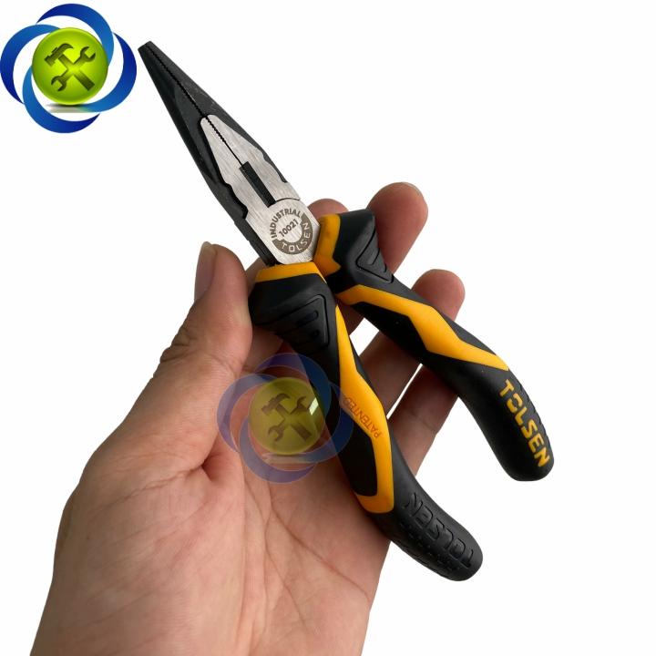 Kìm nhọn Tolsen 10021 dài 160mm loại công nghiệp