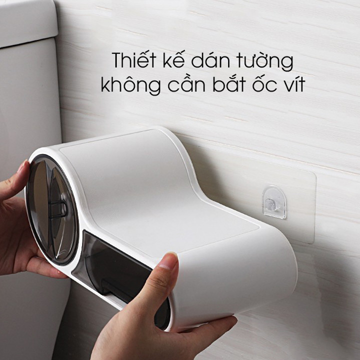 Hộp giấy vệ sinh dán tường cao cấp SQ-5262