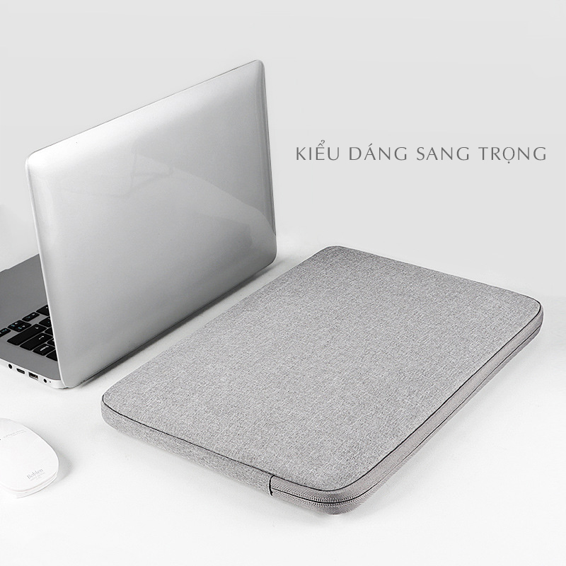 Túi chống sốc laptop lót lông mềm mại, chống xước laptop phù hợp size 13 inch, 14 inch, 15.6 inch