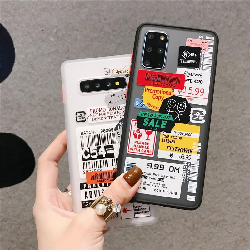 Ốp Lưng Viền Dẻo In Sticker Cho Samsung S21 ULTRA / S21 PLUS / Note 20 Ultra / Note 20 / S20 Ultra / S20 Plus