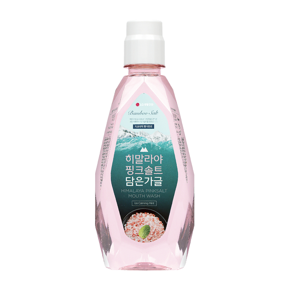 Nước súc miệng Bamboo Salt Himalaya Pinksalt Mouth Wash Ice Calming Mint 760ml