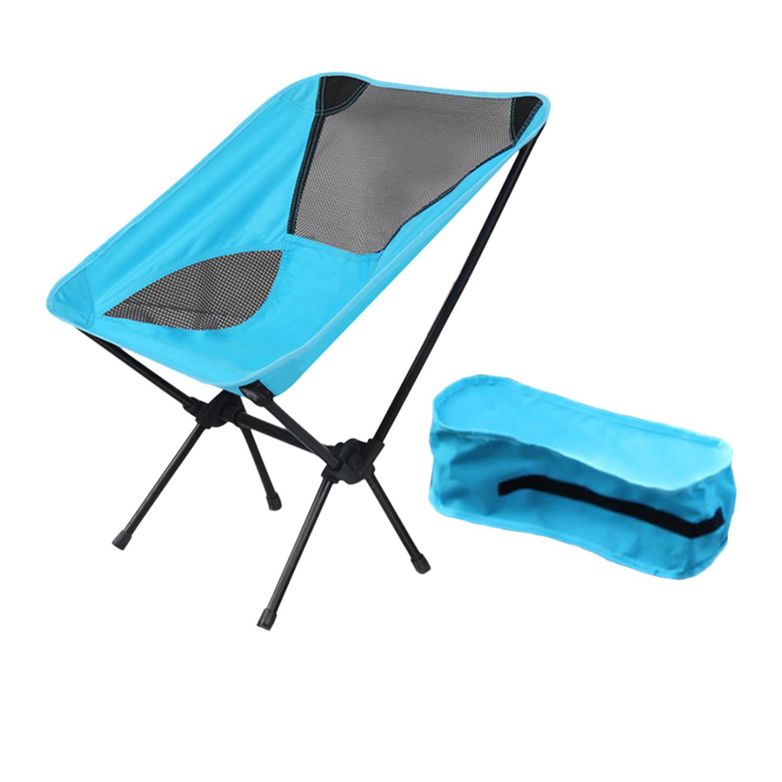 Oxford Cloth Folding Chair Heavy Duty Backrest Seat for Camping Fishing BBQ Backpacking Beach Painting