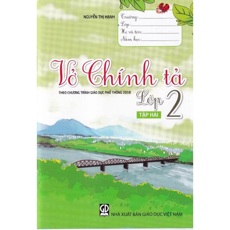 Sách - Combo Vở Chính Tả Lớp 2  - Chương Trình Giáo Dục Phổ Thông 2018