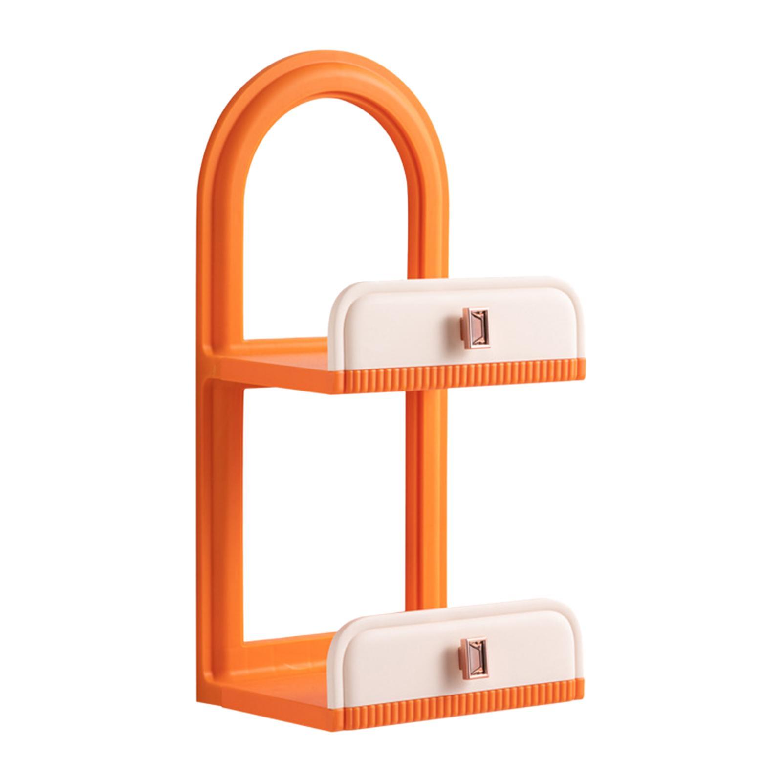 Cosmetic Holder Storage Shelf Makeup Display Rack for Kitchen Cupboard