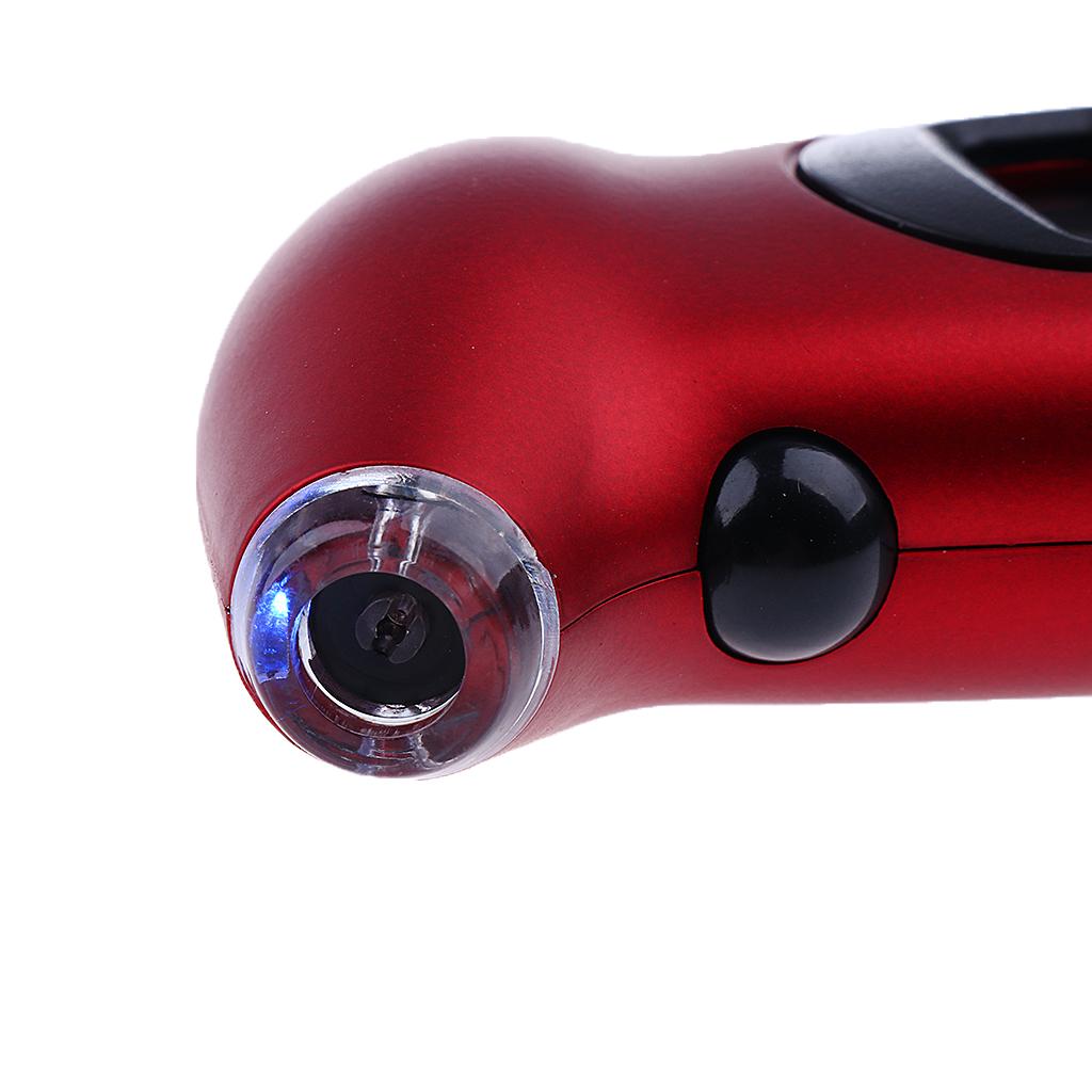 Universal Car Auto LCD Digital Tire Air Pressure Gauge Red