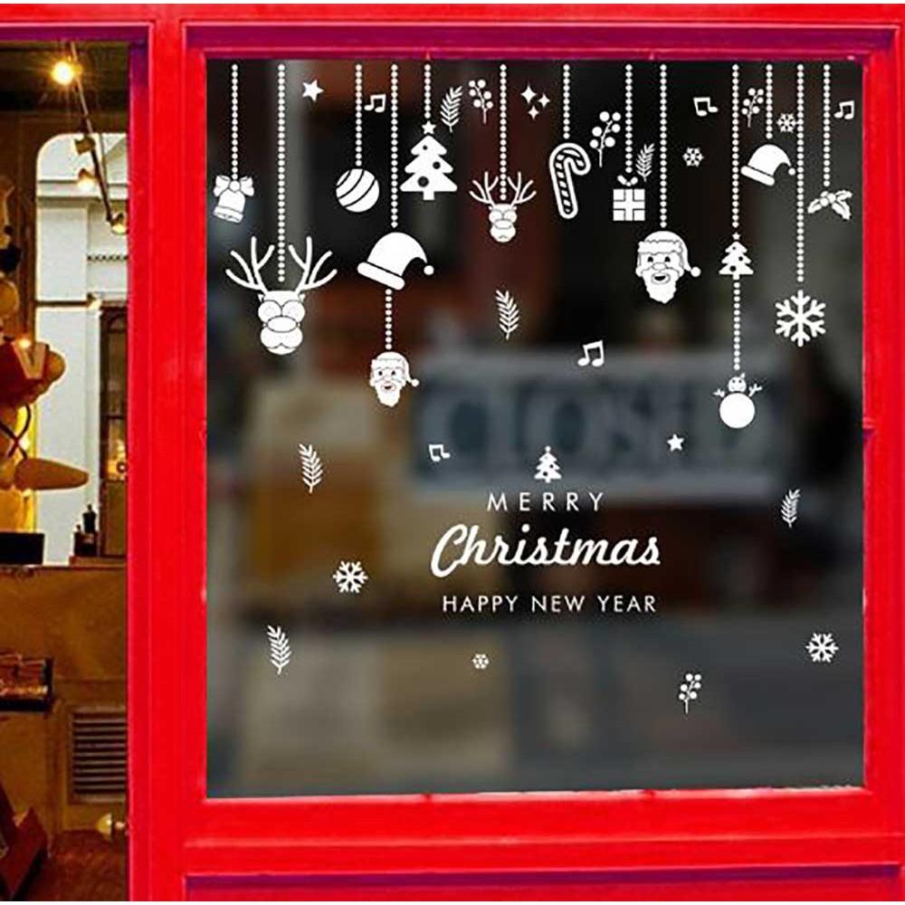 DECAL TRANG TRÍ NOEL 2 MẶT 2021 SỐ 2