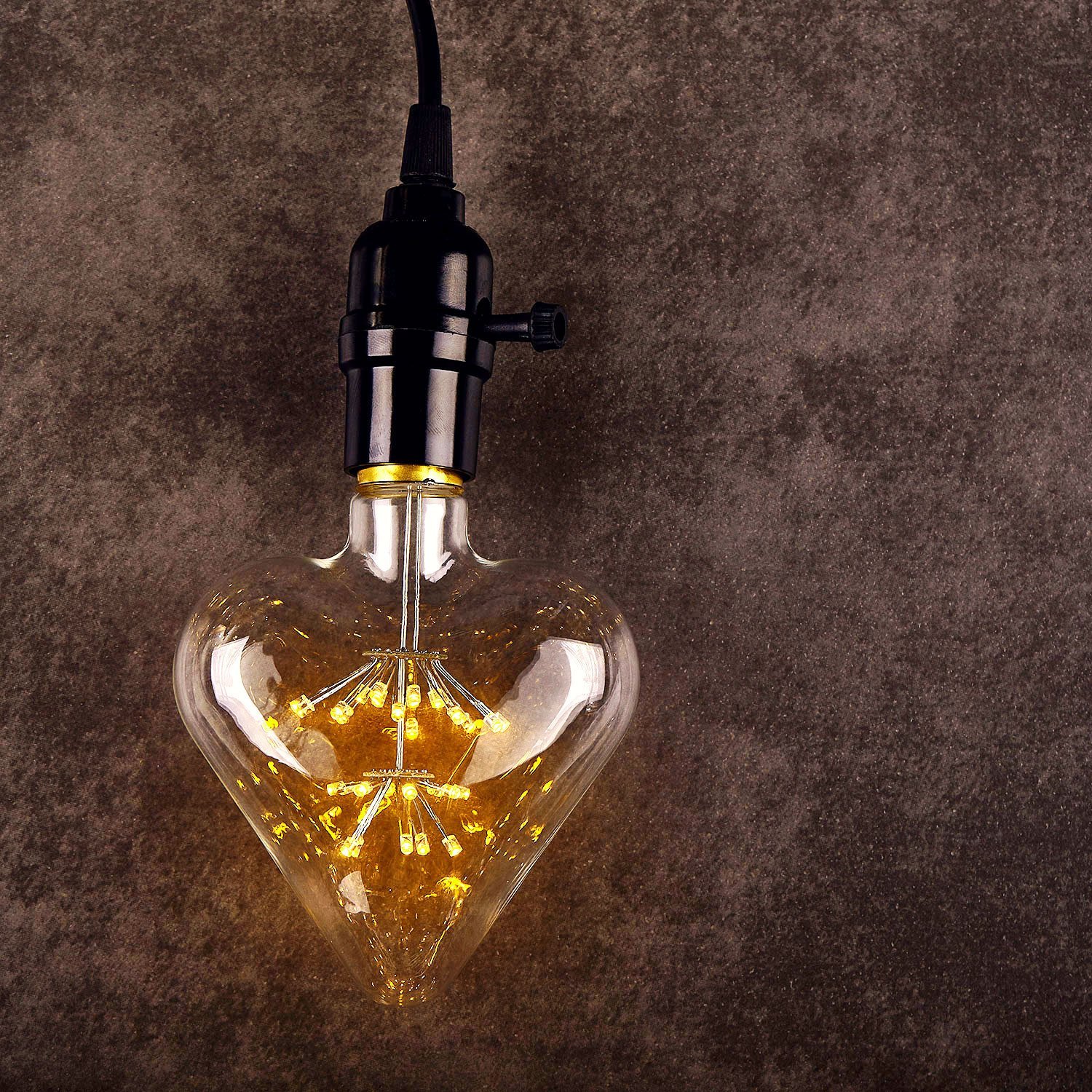 Đèn led bulb decor trang trí hình trái tim GV-FB-HEART