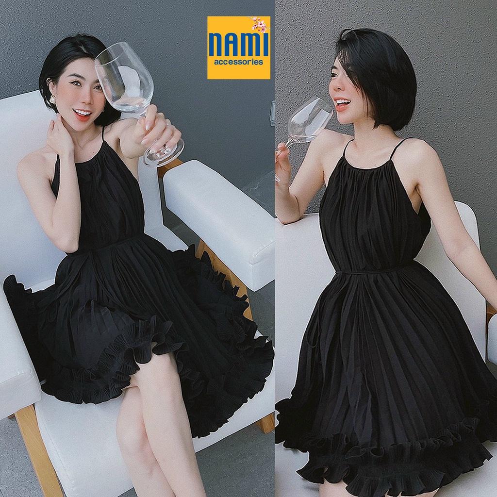 Đầm suông dập ly cổ yếm lai bèo tiểu thư xinh xắn nổi bật Nanami - ATNU056