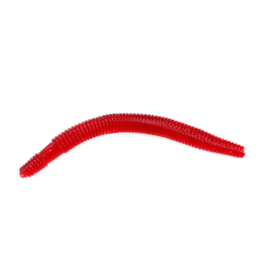 100pcs/pack  Fishing  Red Worm Fishing