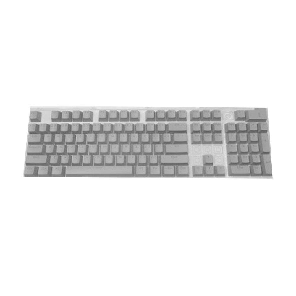 1 bộ abs mờ Keycap 87 Black White 104 Hai màu 980K Đóng 108 Bàn phím cơ học cơ học KeyCap KeyCap Key