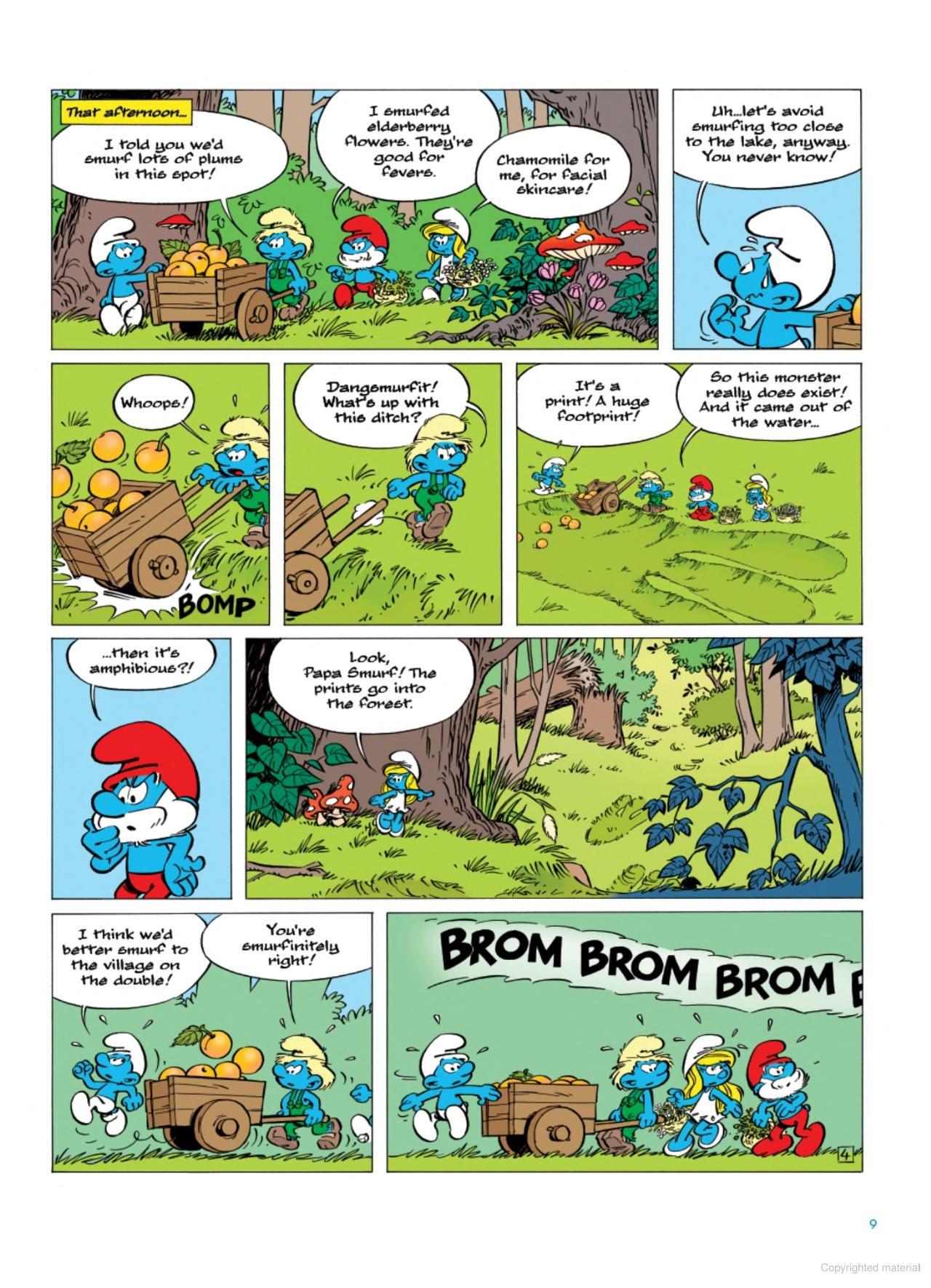 Sách ngoại văn: The Smurfs Tales Vol. 12 - Smurfs And The Dragon Of The Lake