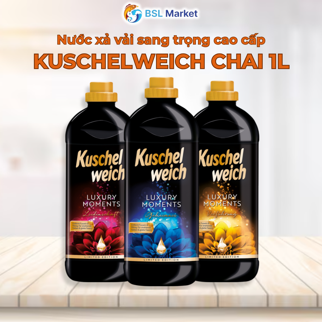 Nước xả vải KUSCHELWEICH khoảnh khắc sang trọng cao cấp phiên bản giới hạn dung tích 1L
