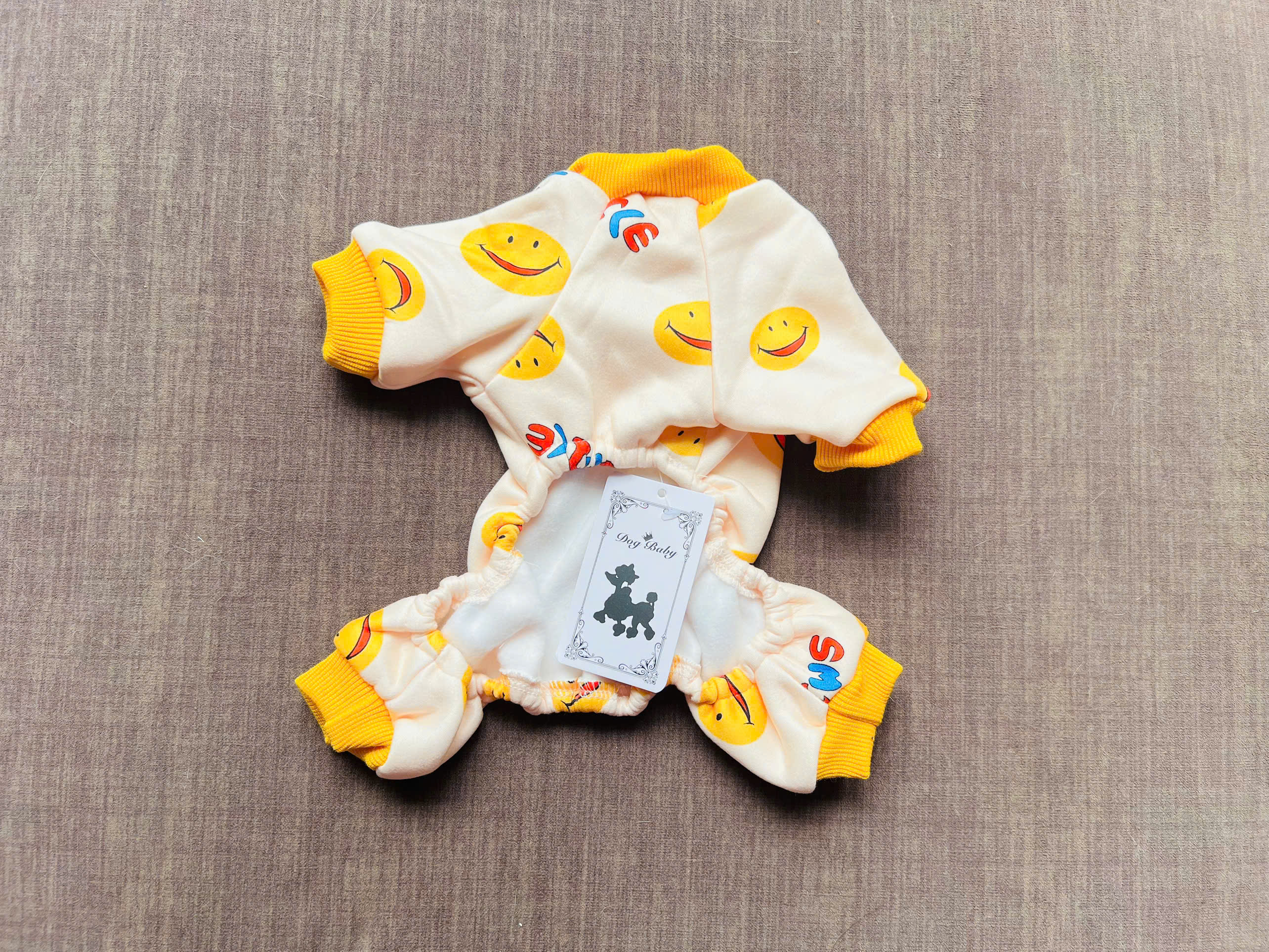 ÁO THUN NỈ HOẠ TIẾT MẶT CƯỜI TỪ 1-4.5KG DÀNH CHO THÚ CƯNG CHÓ MÈO