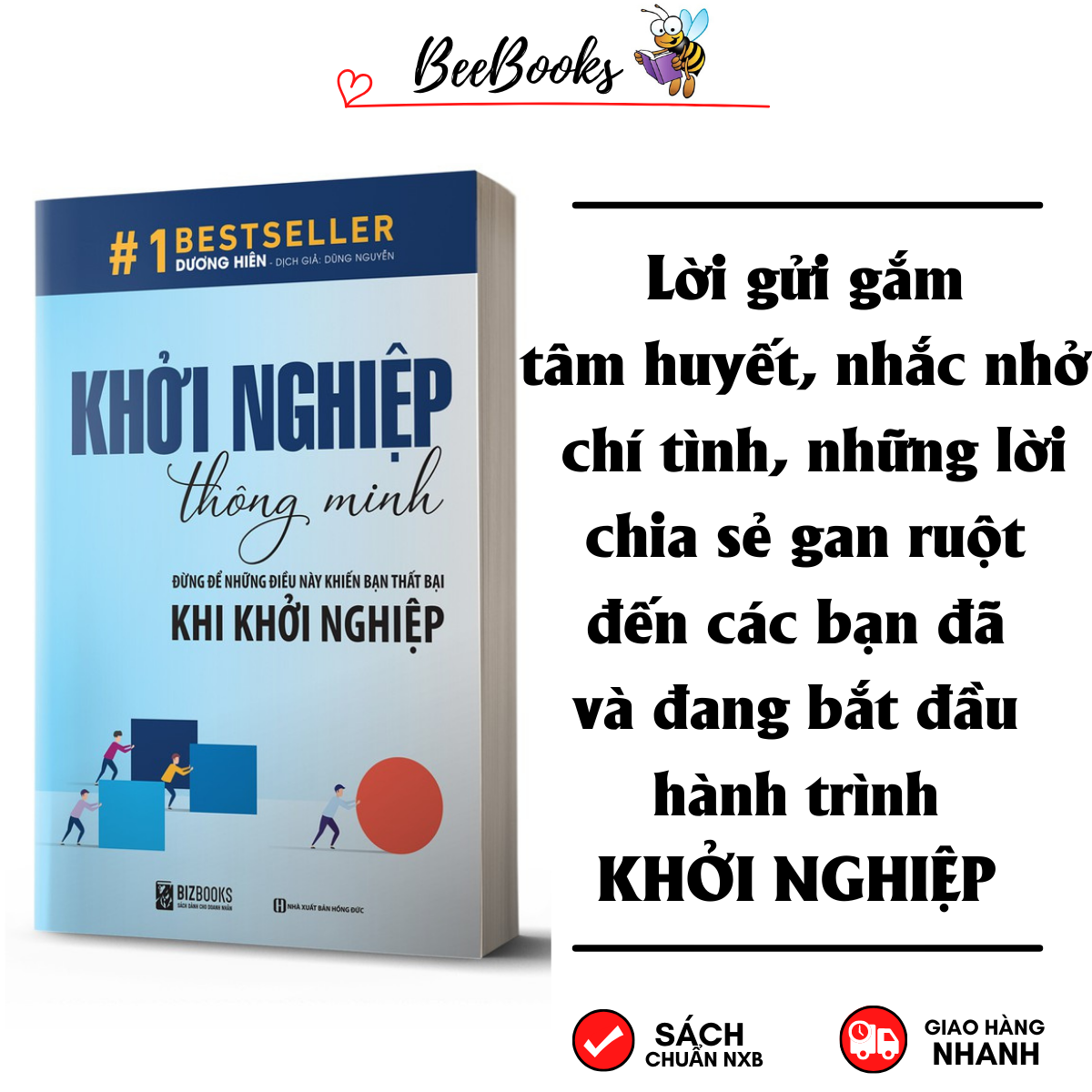 #1 BestSeller- Khởi Nghiệp Thông Minh (Tặng Kèm BookMark)- Đừng Để Những Điều Này Khiến Bạn Thất Bại Khi Khởi Nghiệp