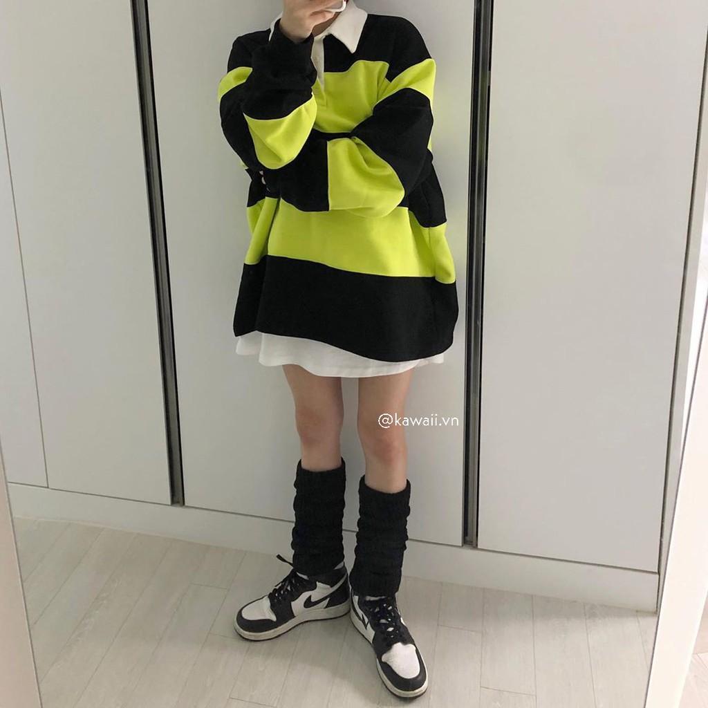 Long knit SOCKs - Vớ dài đến đầu gối phong cách Nhật Bản