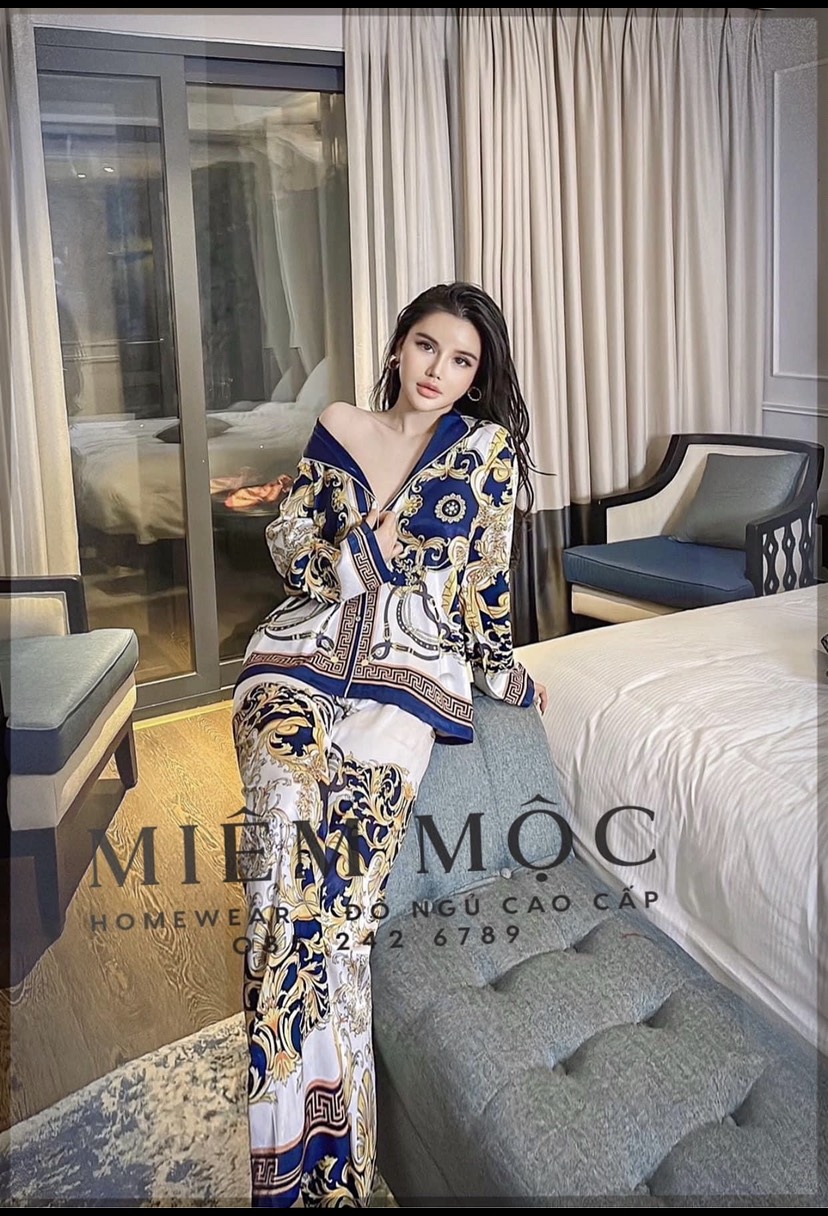 Bộ Pyjama mặc nhà Cao Cấp Mềm Mịn Mẫu Hot