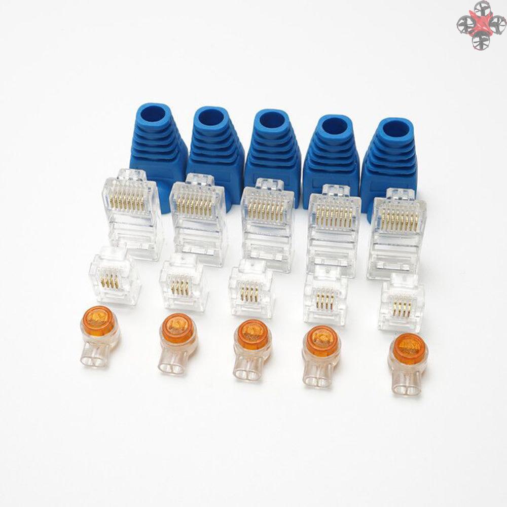 Set 14 Dụng Cụ Hỗ Trợ Kiểm Tra Dây Cáp Mạng Ethernet Đa Năng Tiện Dụng