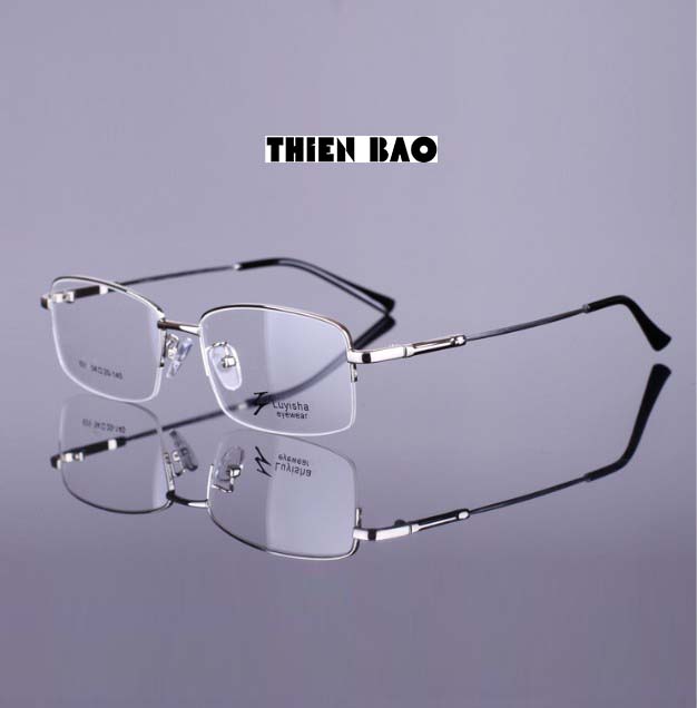 Gọng kính xẻ cước titan càng siêu dẻo trẻ trung Nam nữ KV367 Hàng đẹp bền mạ sơn cực đẹp loại I