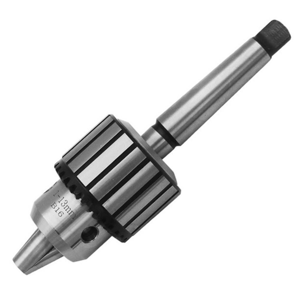 Machine Precision Carbon Steel Keyless Lathe Drill Chuck MT2-B16 1-13mm Range