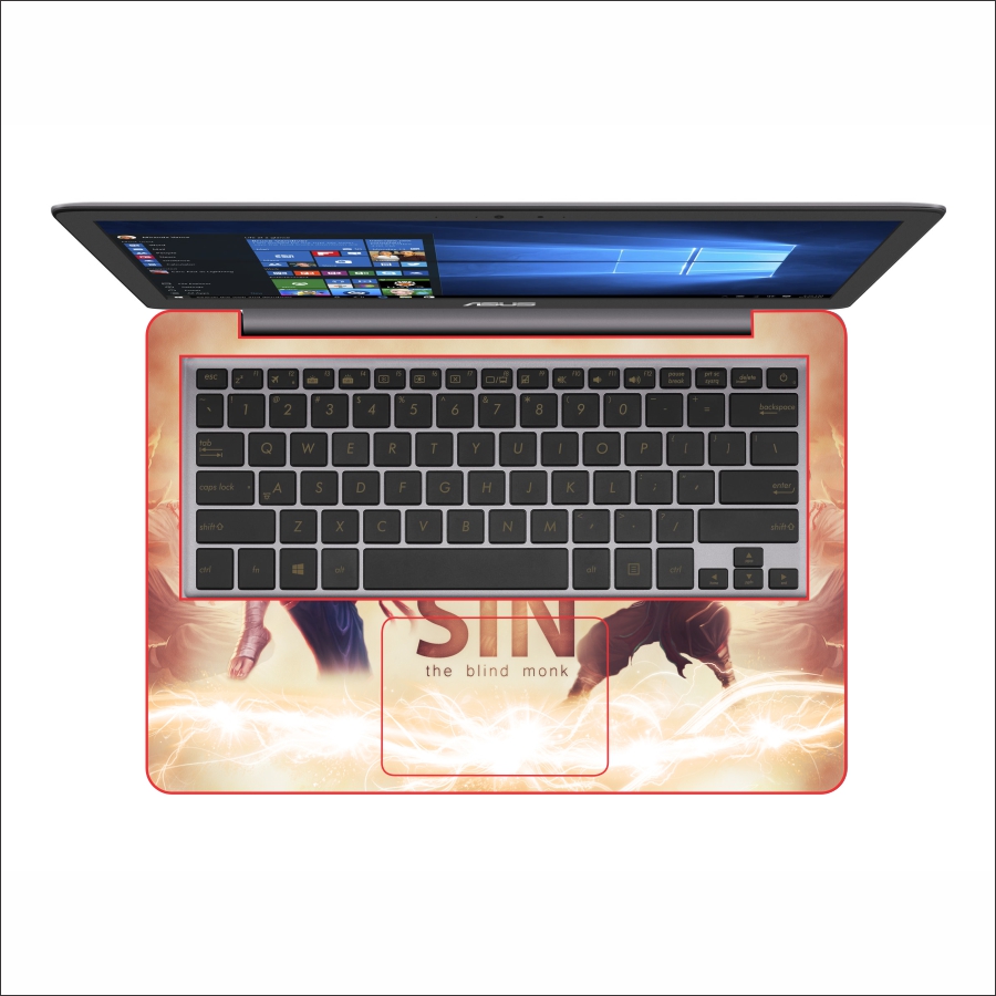 Miếng Dán Skin In Decal Dành Cho Laptop -  Leesin LMHT 3