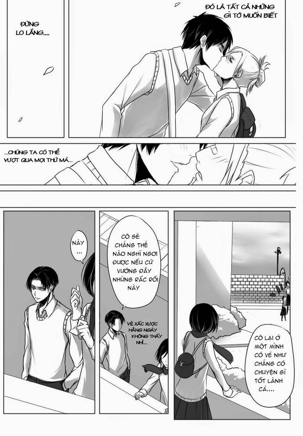 đại chiến titan - doujinshi về cuộc tình tay 4 chapter 5 9