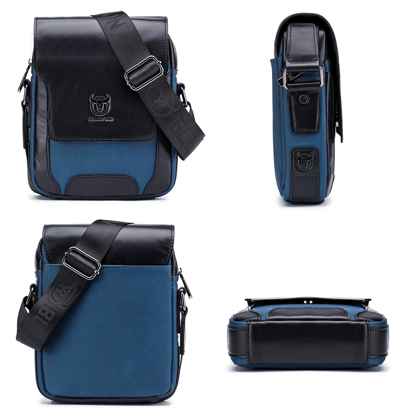 Túi Da Đeo Chéo Nam Sành Điệu Nằm Dọc Dành Cho Dân Công Sở Bullcaptain