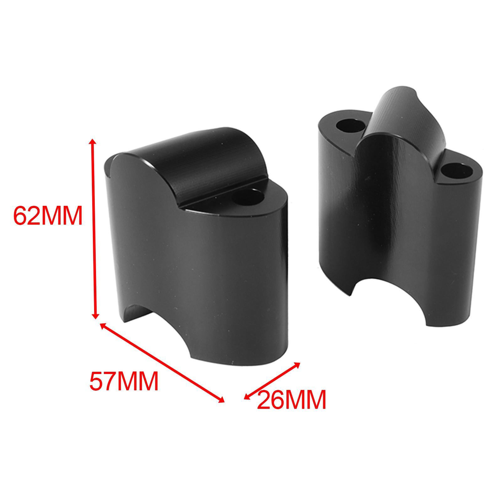 2 Pieces Motorcycle Handlebar Riser Clamp, Replacement for XL 1200x
