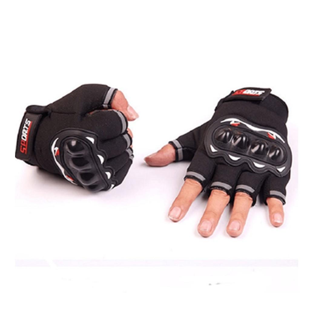 GĂNG TAY THỂ THAO SPORT CÓ GÙ HỞ NGÓN - ONE SIZE