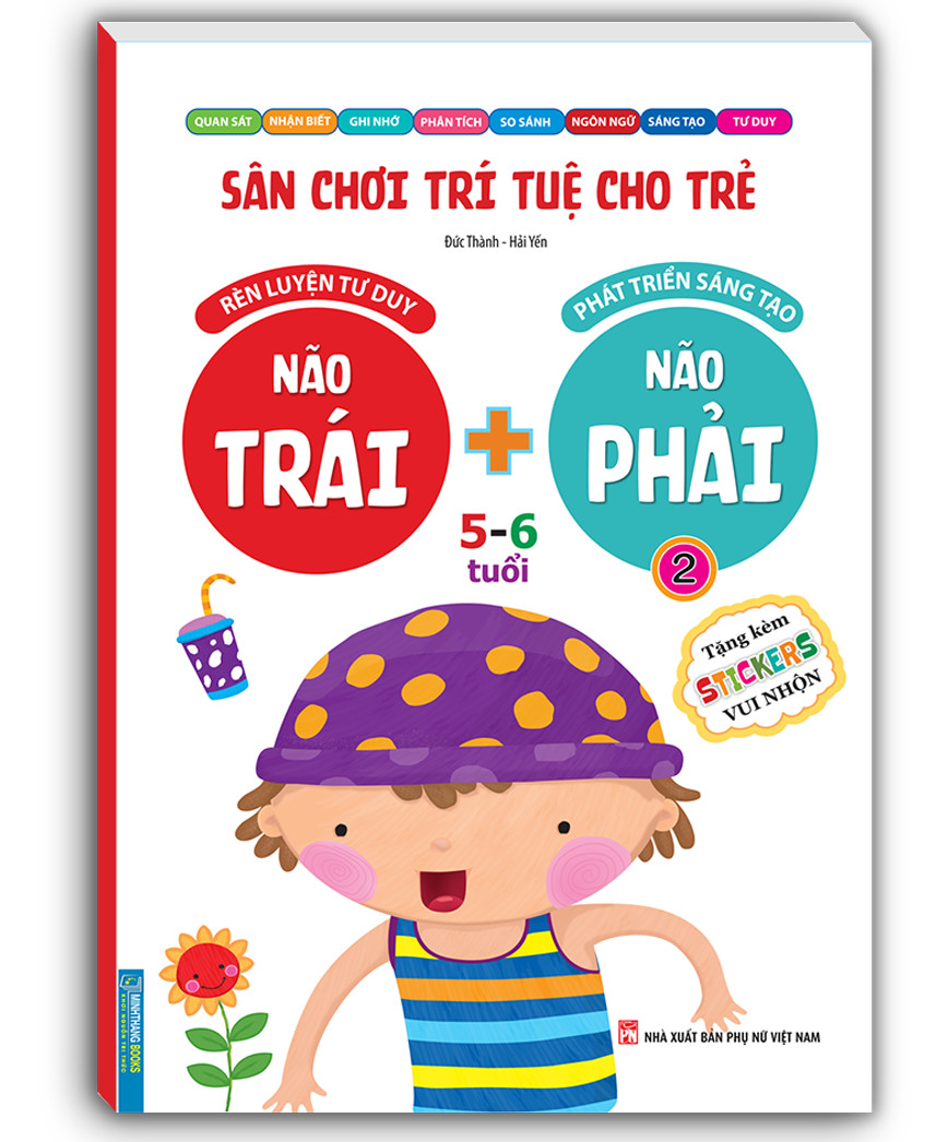 Sân chơi trí tuệ cho trẻ - Não trái + Não phải 5 - 6 tuổi - quyển 2