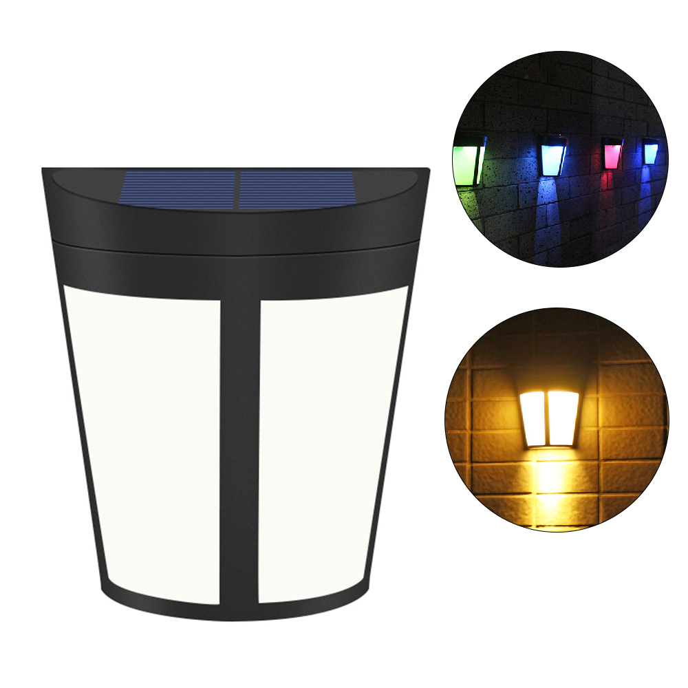 Đèn LED năng lượng mặt trời 6 LEDS treo tường ngoài trời có khả năng điều khiển ánh sáng, chống nước IP65 tích hợp