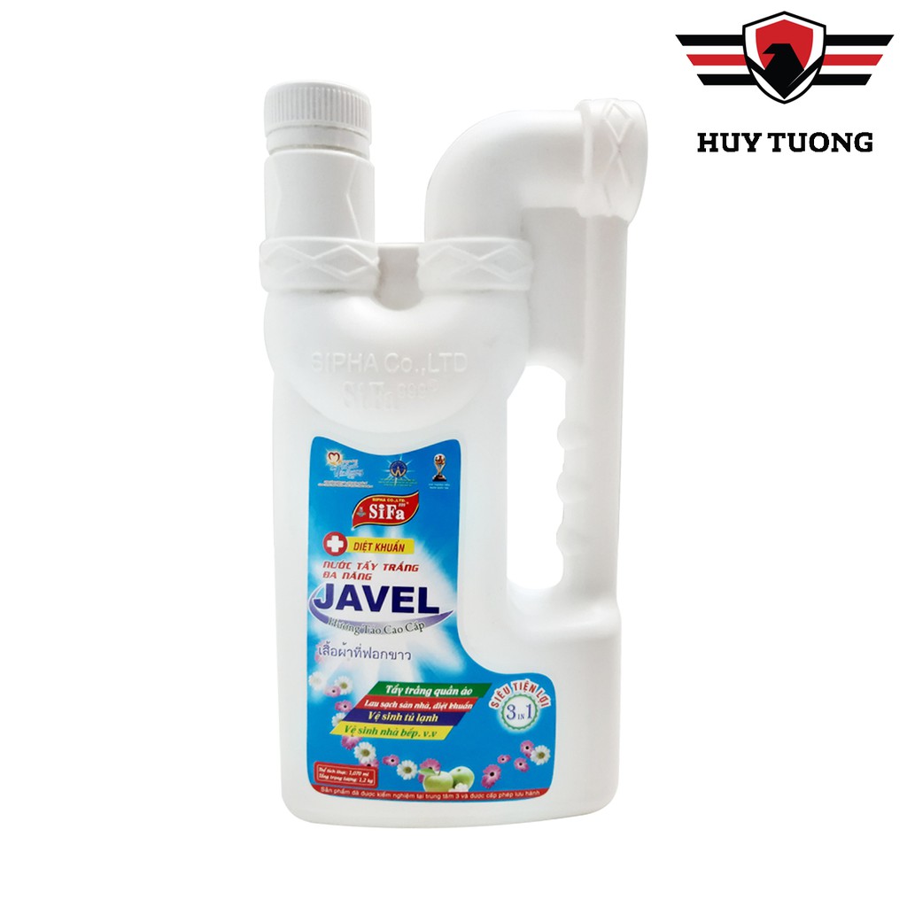 Nước Tẩy Trắng, Tẩy sạch vết bẩn - khử mùi Javel Thông Minh Sifa Cao Cấp (1000ml)