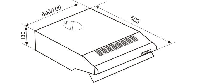 Máy Hút Khói Faster FS 0860P (2 x 80W) - Hàng chính hãng